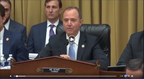 Rep Adam Schiff interviews Robert Mueller image of Representative Adam Schiff