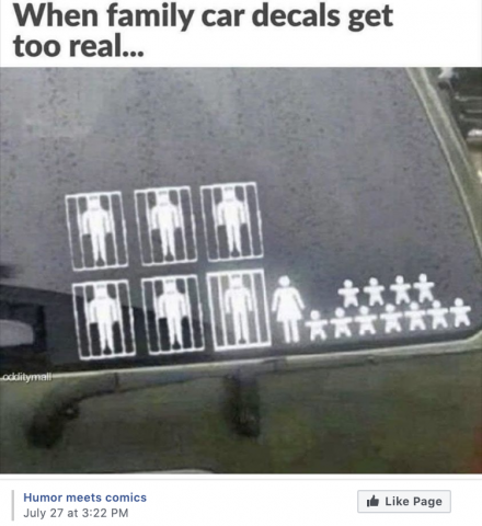 Stupid bumpersticker some see as racist